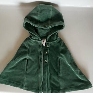 Kate Quinn Forest Green Hooded Cape